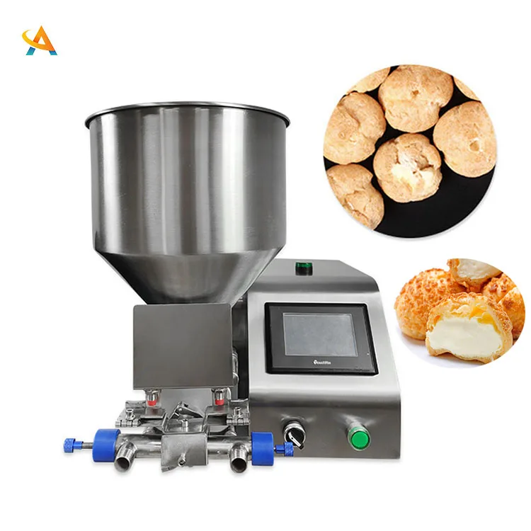 Manual Double Head Rice Cake Depositor Cup Cake Filling Machine for Sale