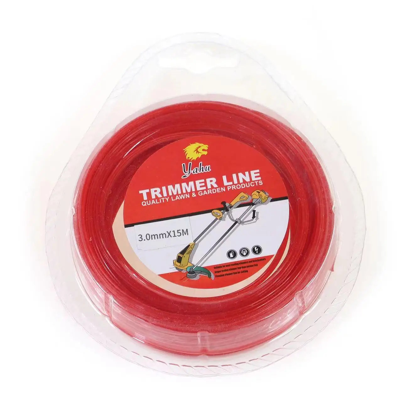 Mähfaden/Rasentrimmer-Schnur – 3,0 Mm Stärke, Stern-Form, 15 M Länge, Für Bessere Mähergebnisse