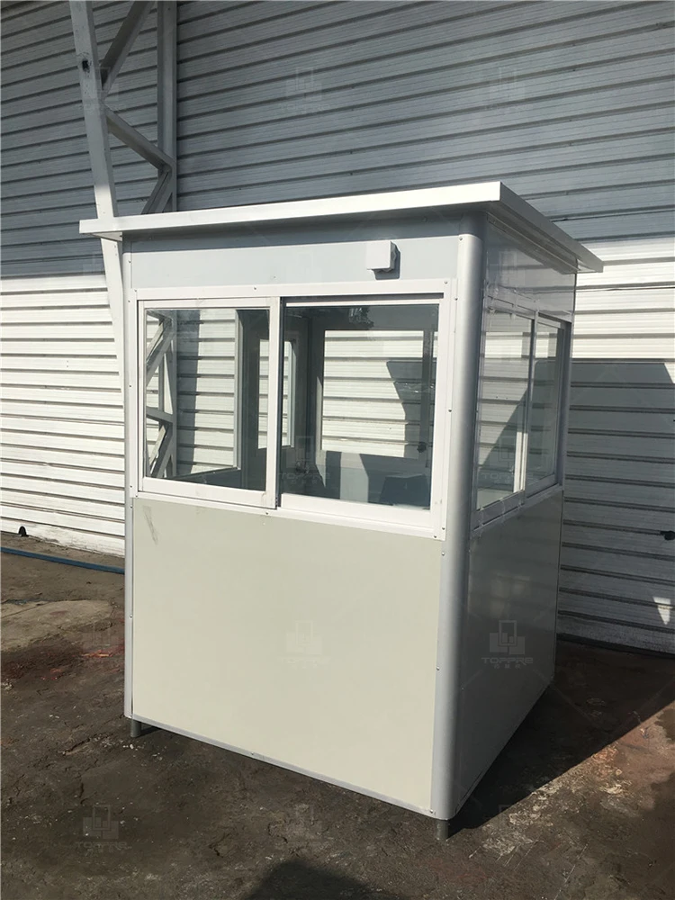Portable Packing Booth Portable Temporary Kiosk Security Box Guard Booths Security-guard-house Tool Room Security-booth-for-sale