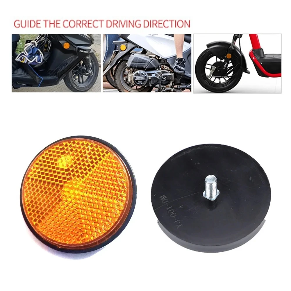 Circular Reflector Universal Car Trucks Motorcycle ATV Bikes Bicycle Reflector Safety Reflector Motorcycles Accessories