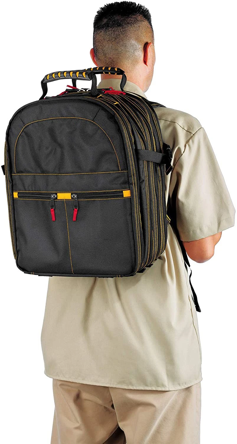 Large Capacity Durable Tool Bag Backpacks Heavy Duty Electrician