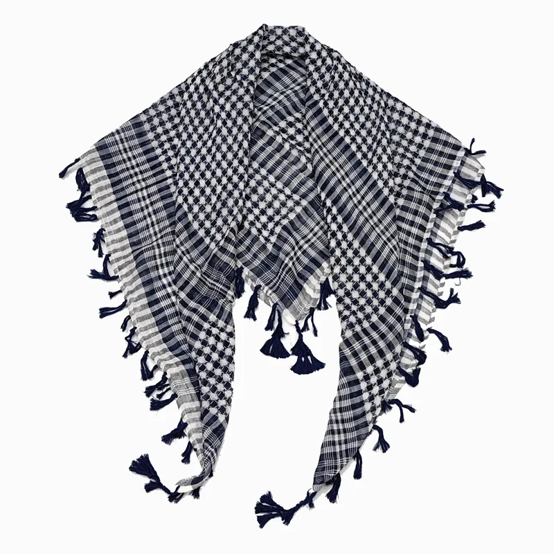 Wholesale Saudi Arabia Men's Plaid Hijab With Tassel Yashmagh