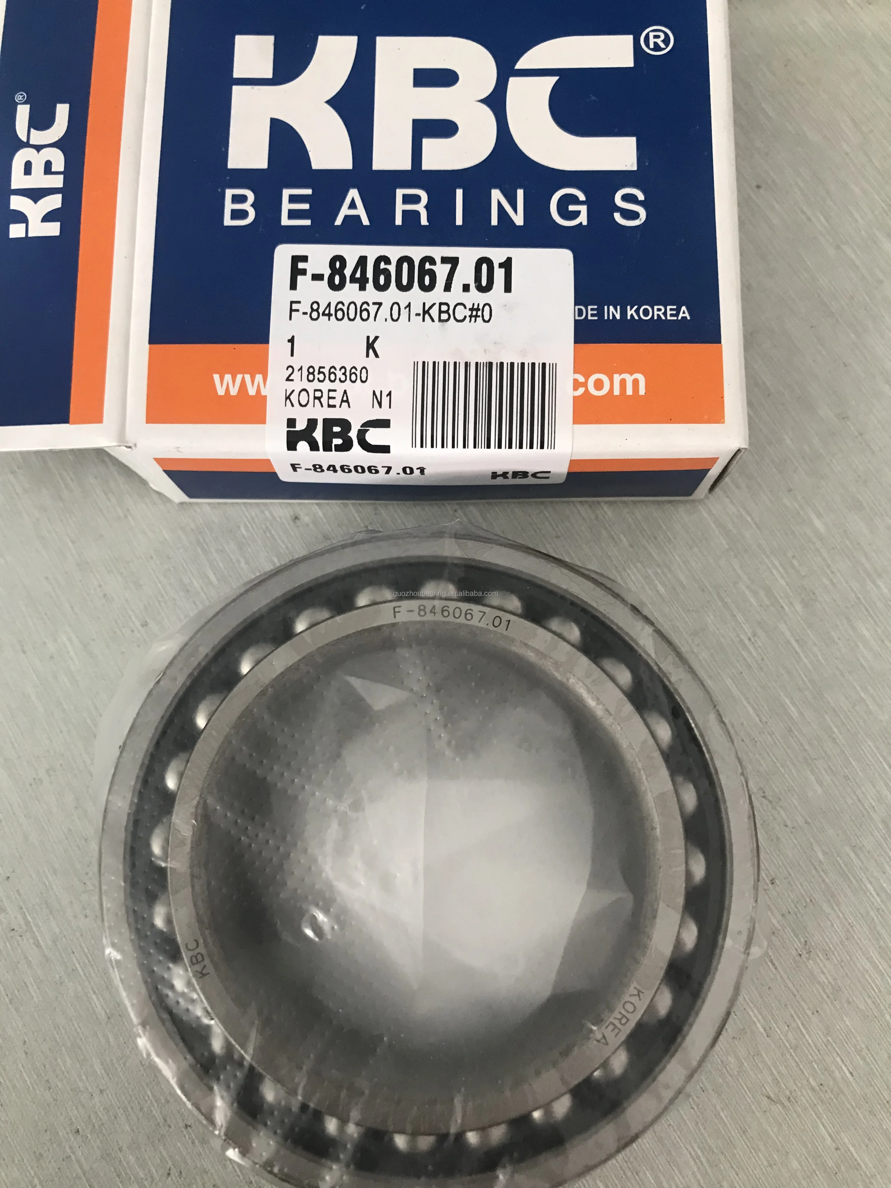 Caja de cambios original KBC, rodamiento de bolas para automóvil