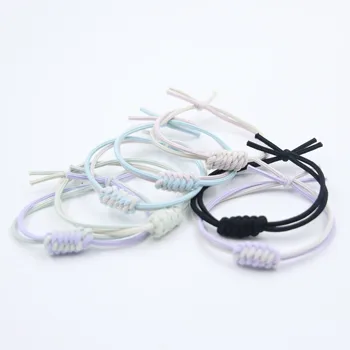 Factory Whole Sale Handmade Knitted Hair Ties Multi-layer Scrunchies Hair Bands Hair Accessories