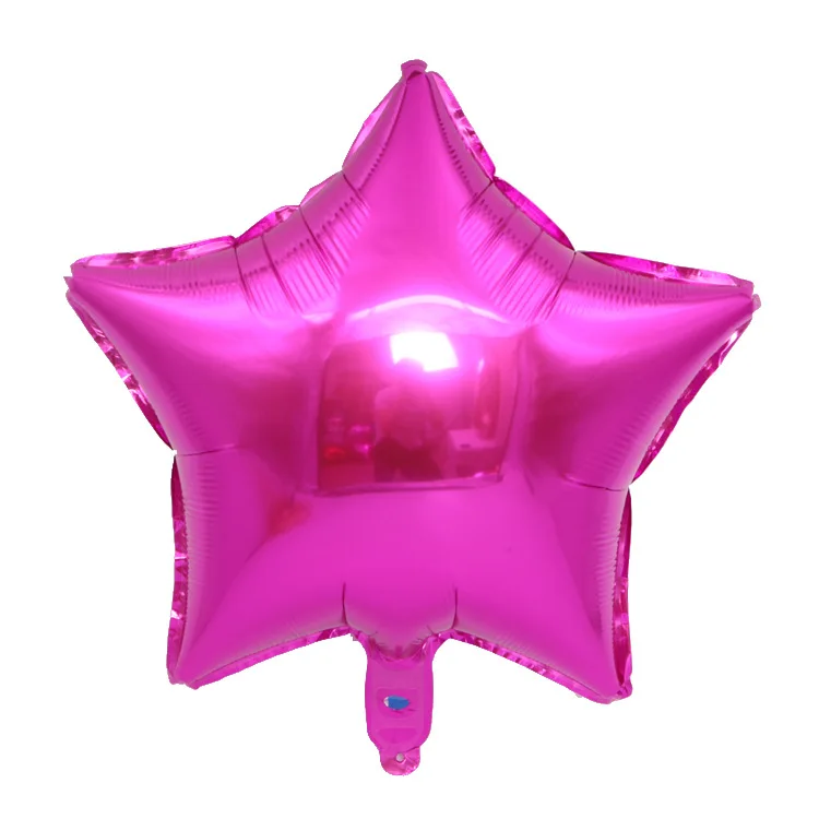 10pcs Five-Pointed Star Shaped Glow In The Dark Balloons