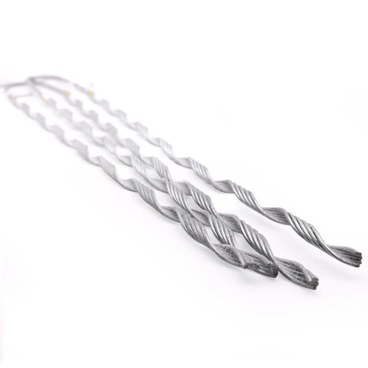 Prestranded Wire for Overhead Power Conductors Preformed Guy Grip Coated Dead End Pole Transmission Line Hardware