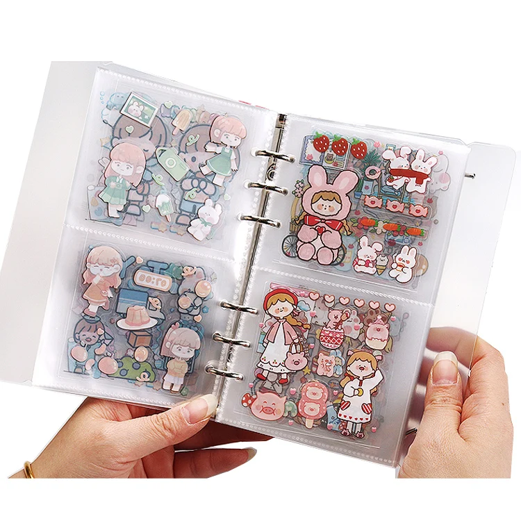 Album Adesivi A5 Riutilizzabile Con 48 Pagine, Copertina Floreale E Spatola Per Raschietto, Per Scrapbooking E Collezioni