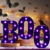 Black purple light boo