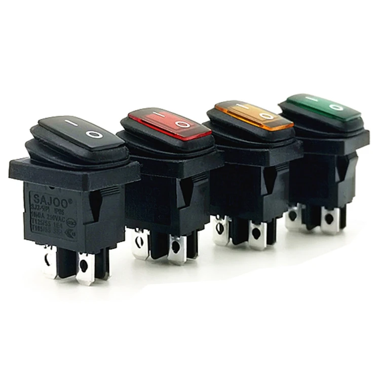 Wintaitech Kcd1 Waterproof Winch Switch Lighted Rocker Switch 120v