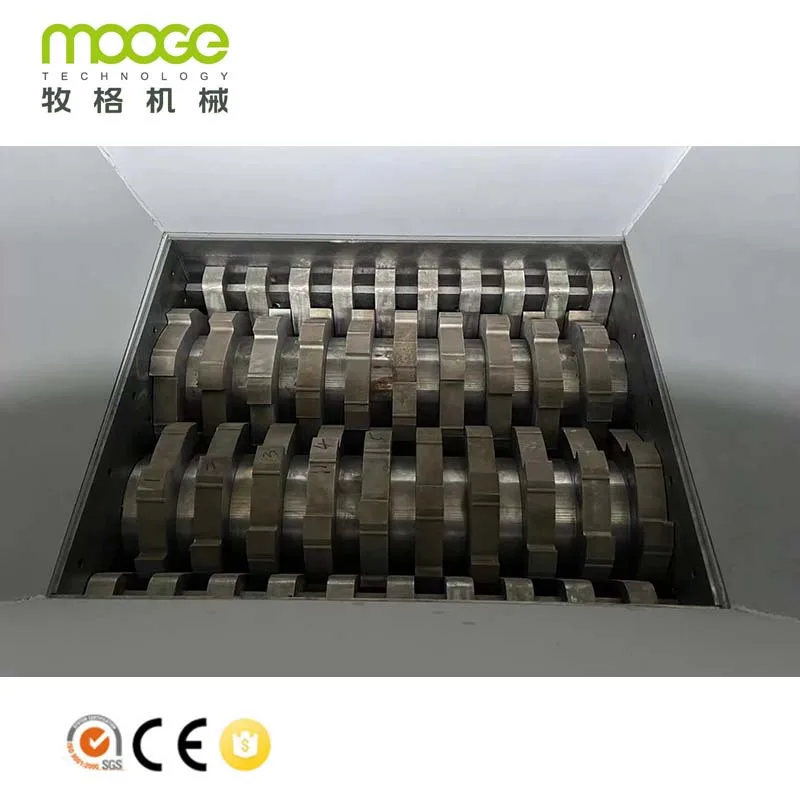 Computer Plastic Wire Mesh Double Shaft Shredder Machine