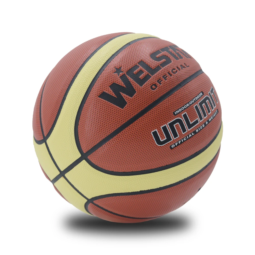 High Quality Basketball Manufacturer with Custom logo Leather Basketball Official Size 7 for Training and Match