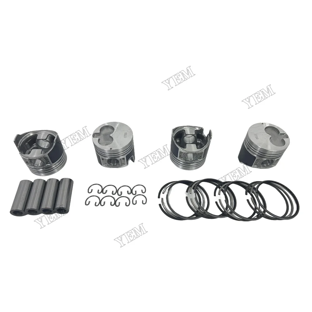 4LE2-DI Piston Kit With Ring Set For Isuzu Engine Repair Kit