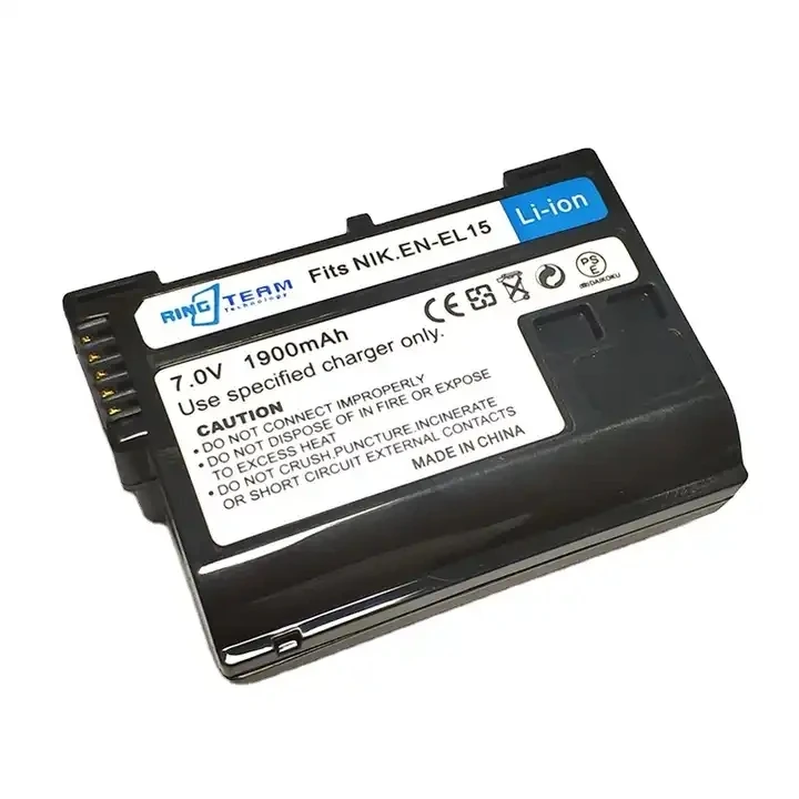 EN-EL15 EN EL15 Rechargeable Digital Lithium Camera Battery for Nikon D500 D600 D610 D7100