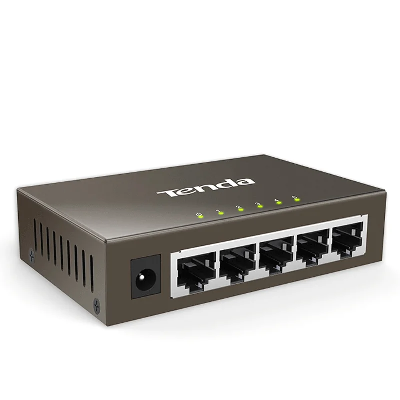  Tenda тега1005d 5 портов 1000 м гигабитный Ethernet коммутатор 10/100/1000 Мбит/с сетевые коммутаторы концентратор LAN полный дуплекс Авто