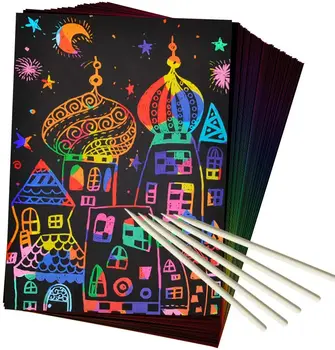 Buy Wholesale China  Gift Kid Toy Rainbow Magic Scratch Art