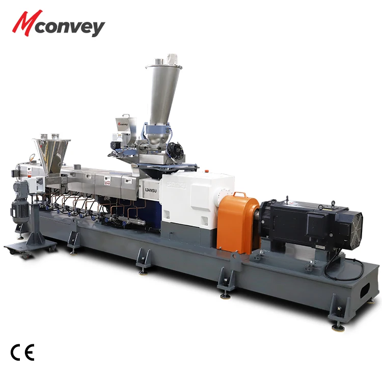 Masterbatch Producing Machine Plastic Small Twin Screw Extruder Pellet Granular Making Compounding Machine