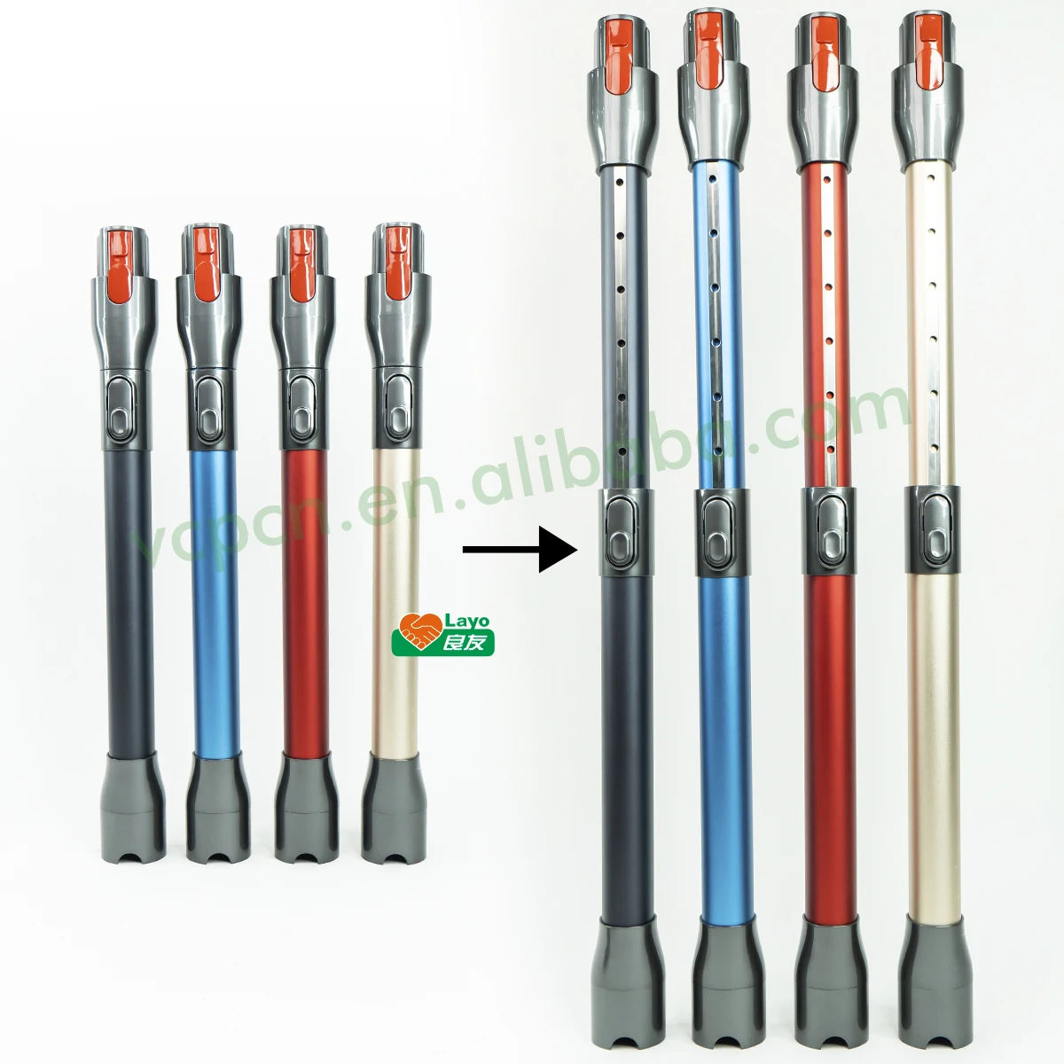 Aluminum Vacuum Cleaner Metal Tube For Dysons V7 V8 V10 V11 V15 Vacuum