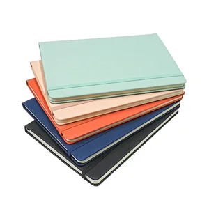 Fast Delivery Customized A5 School Notebooks PU Leather Journal Sewing Binding Cheap Customized Promotion Hardcover Notebook