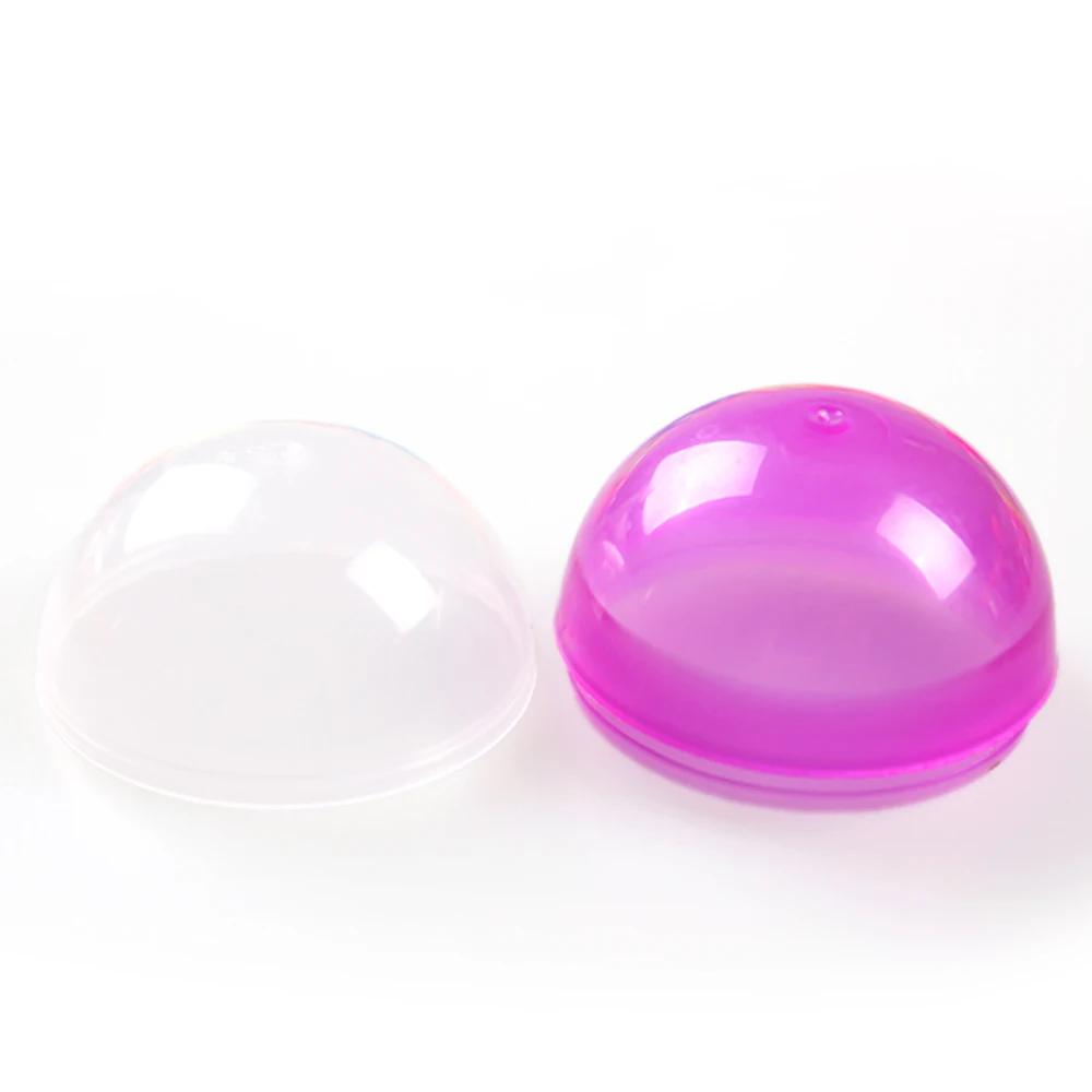 Promotional Products Surprise Egg Half Transparent High Quality Plastic Empty Toy Capsule for Toy Vending Machine