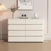 Cream white eight drawer 100 * 40 * 80