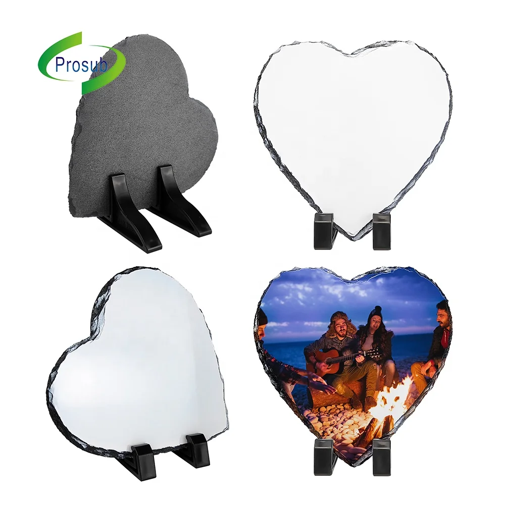 Prosub Wholesale Sublimation Blanks Rock Slate Round Square Rectangle Various Shape Sizes Custom