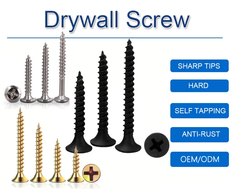 Metric Drywall Black Gypsum Board Screw Drywall Screw To Wood Buy