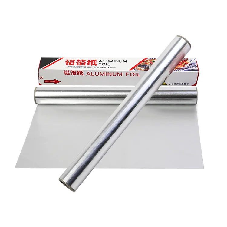 Бытовая алюминиевая фольга для упаковки пищевых продуктов
