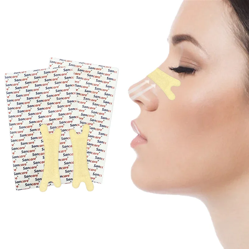 Wholesale Custom Shape Nasal Strips for Anti Snoring for Men, Women Nose Tapes for Breathing Increased Airflow Nasal Congestion