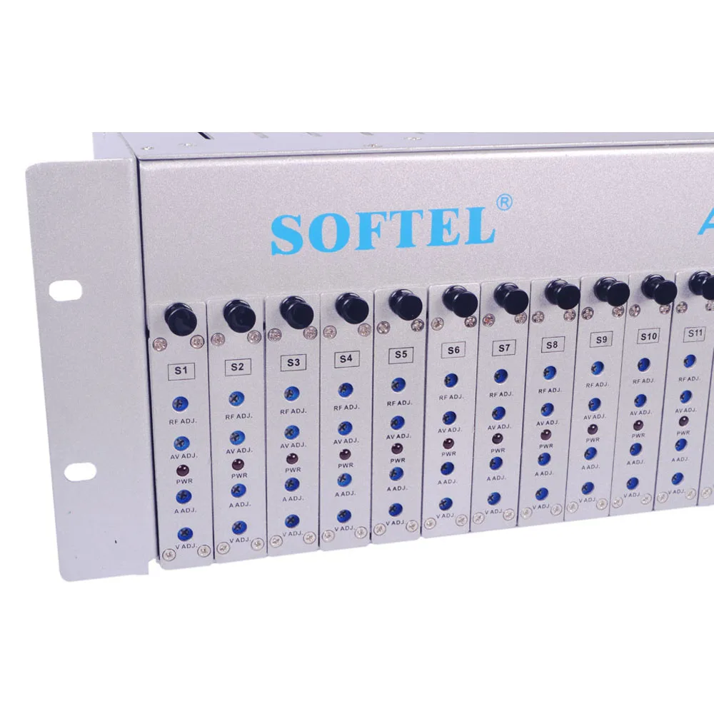 For SOFTEL Professional 24-in-1 CATV RF Analog Modulator 24 Fixed Channels RCA for Radio & TV Broadcasting Equipment