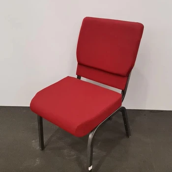 Interlocking Stacking Aluminum Upholstered Fashionable Conference Pulpit Church Chair Furniture With Armrest