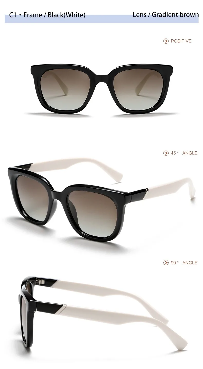 Oversized Square Polarised Sunglasses Retro Style For Men_voghion.com