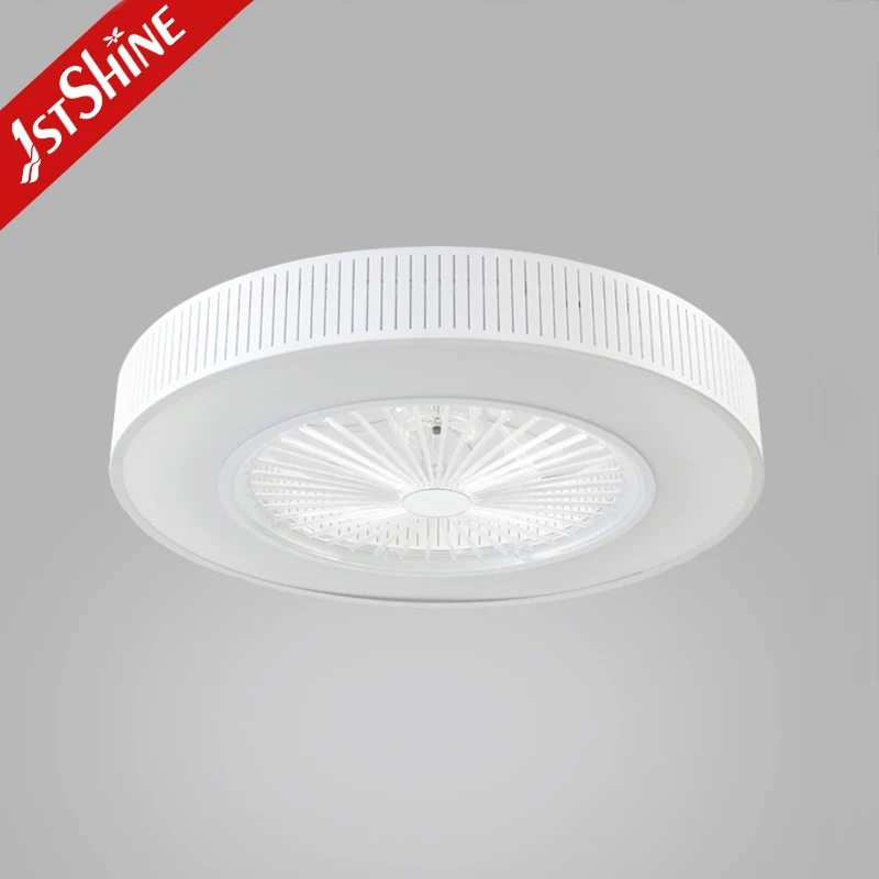 
 1stshine новейший потолочный вентилятор с белой отделкой из АБС-пластика со светодиодной подсветкой  