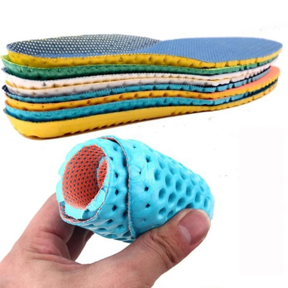 2 Size Stretch Breathable Absorbent Deodorant Insole Sport Cushioning Insoles. 