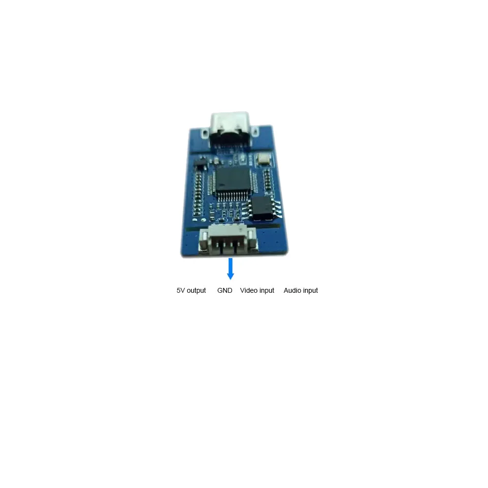 Taidacent Android Linux Analog AV Signal to Digital USB Camera AV to USB Converter CVBS AHD to Type-C USB Converter PCB Board