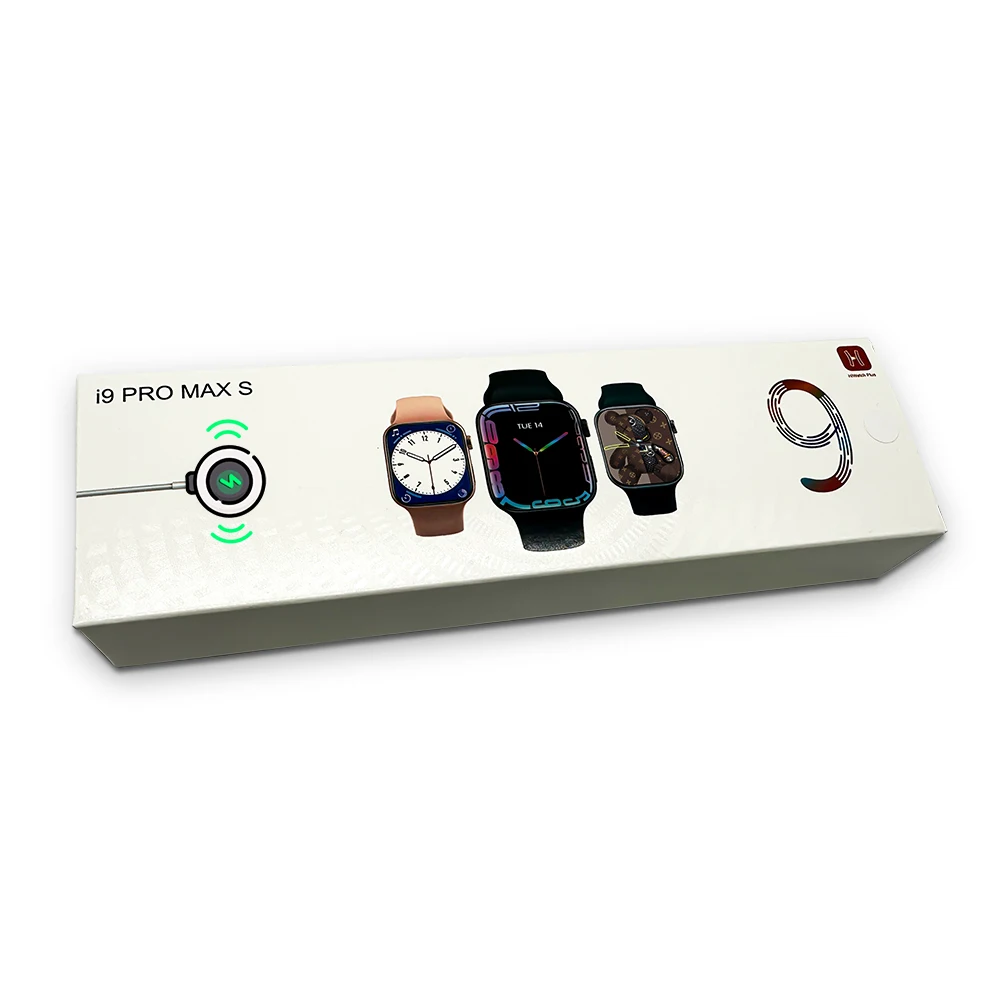 2023 Nuevo reloj inteligente IWO Serie 9 I19 Pro Max 2,0 pulgadas Pulseras  faciales DIY Ritmo cardíaco Hombres Mujeres Rastreador de ejercicios I14