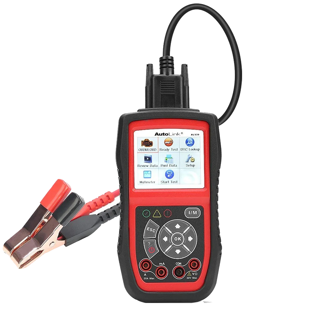 Autel AutoLink AL539B OBD2 Scanner Automotive Electrical Tester ODB2 Code Reader OBD 2 Diagnostic Tool for Battery test PK Al519