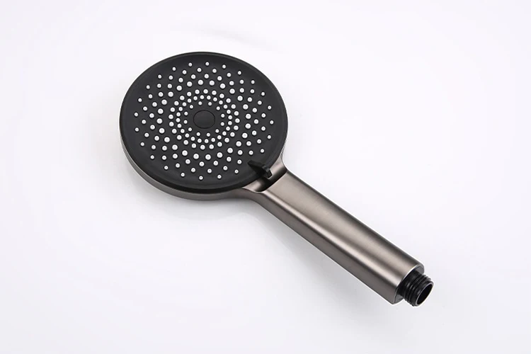 Juego de mezclador de sistema de ducha tipo lluvia para baño expuesto montado en la pared con función de 4 vías