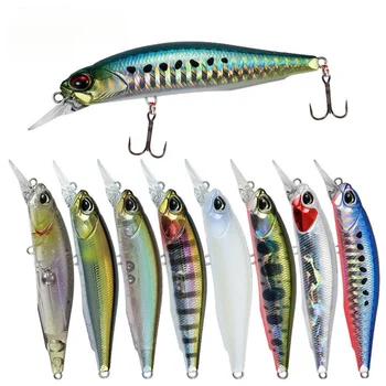 Suspending Sinking Minnow Lure, 77mm/8.4g Long Cast Saltwater Bionic Fake Bait for Bass Topmouth Culter – Minnow – view 2