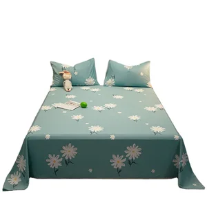 Factory Prices Hot Selling Luxury Print Fitted Bedsheet Duvet Cover Bedding Set 100% Cotton Bedsheets king Size Bedsheets