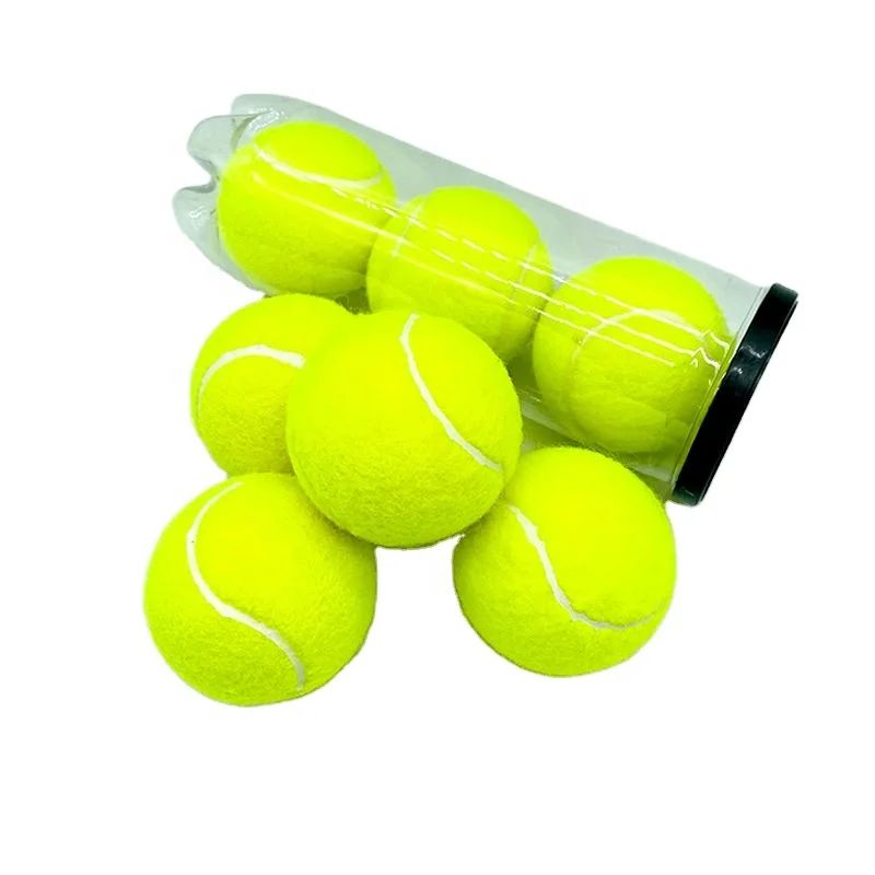 Des balles de tennis de padel de qualité de tournoi portatif, avec un logo personnalisé, des balles en caoutchouc de laine sous pression, un excellent contrôle, une durabilité de longue durée.