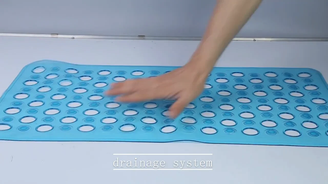 Yide 27" X 15" Nonslip Bath Tub Shower Mat Pvc Soft Air Bubble Achine