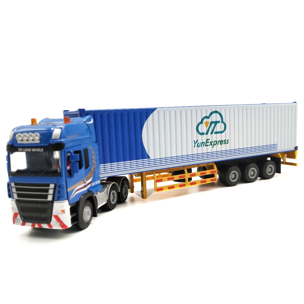 28cm EXPRESS manufactory Logistics truck model 1:50 manufactory mini container truck model O.A.S ship model