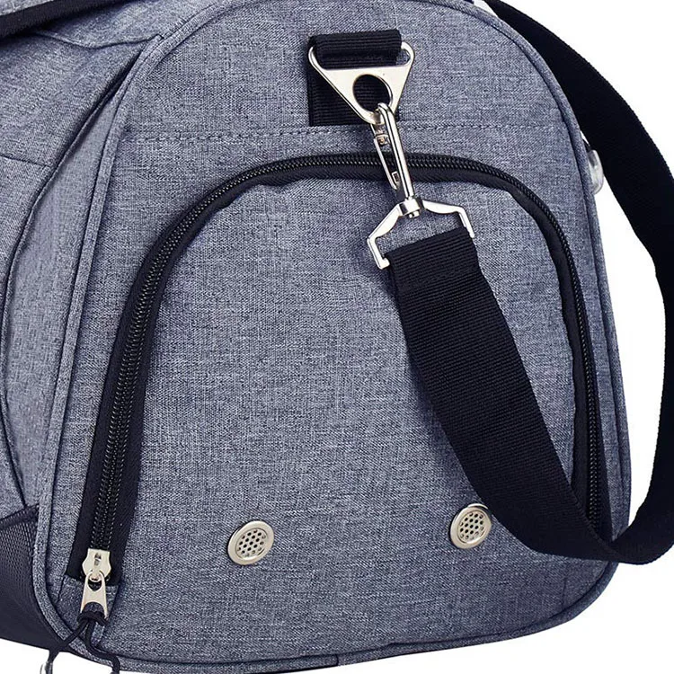 Водонепроницаемая спортивная сумка для спортзала с сухим влажным карманом отделение обуви цвет рисунком 2 шт.