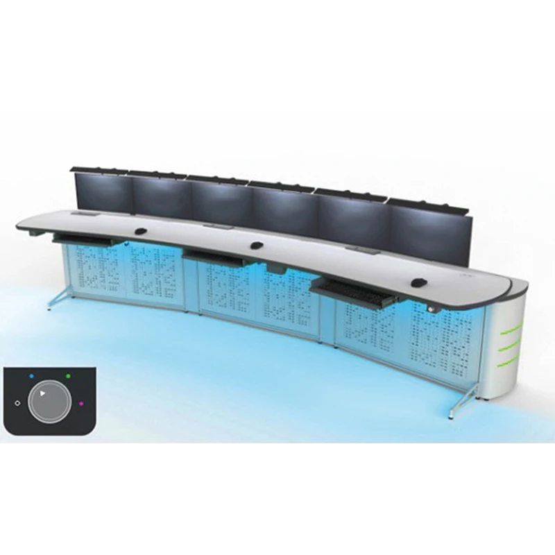Security Dispatch Desk Factory Customized Office Security Command Center Console Dispatch Desk ...