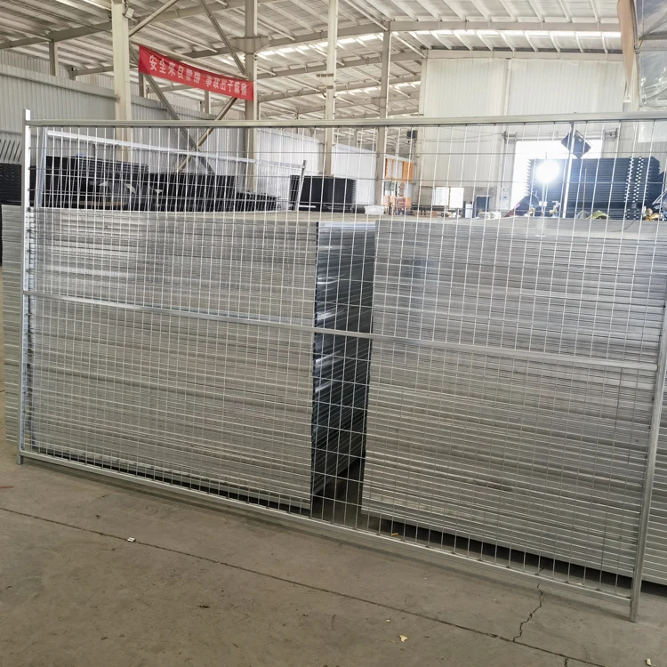 High Quality Temporary Construction Barrier Safety Heavy Duty Removable Iron Fence factory