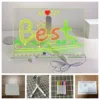 Bloc-notes lumineux avec 7 stylos colorés