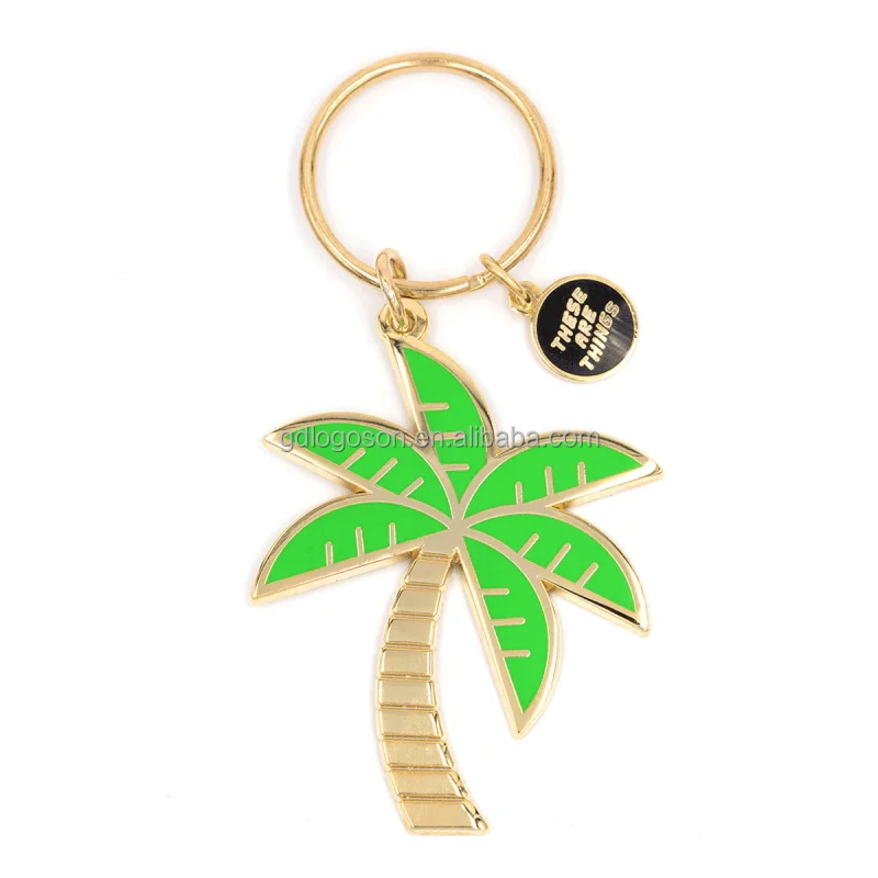 Tropical Keychain - Hawaii Souvenir Palm Tree Charms display picture 2