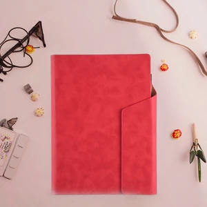 A5 Office Notebook with Spiral Binding Customized Enterprise Logo Leather Cover for Business Meetings and Schools