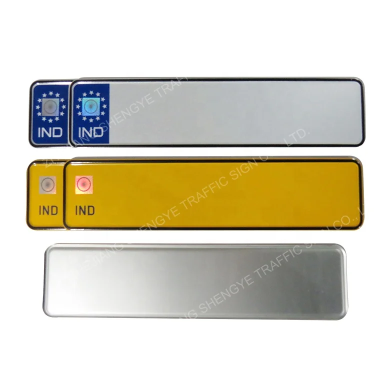 Factory Direct Sales Custom Sublimation Blank Number Plate Reflective Film Car License Plate