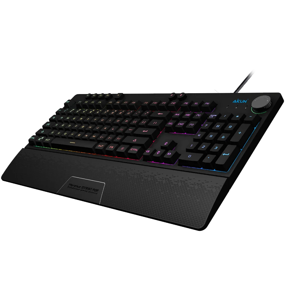 Alibaba.com: GX650 Rubber Dome Gaming Keyboard with RGB Backlit and ...